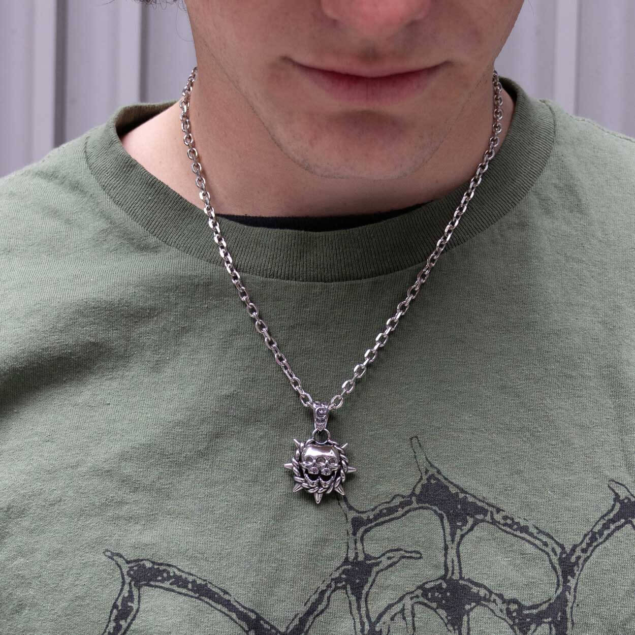 Gemini Necklace Pendant - On Body - Personal Fears