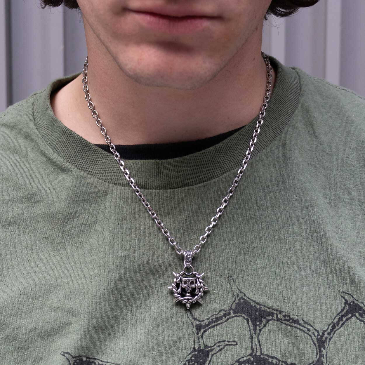 Aquarius Necklace Pendant - On Body - Personal Fears